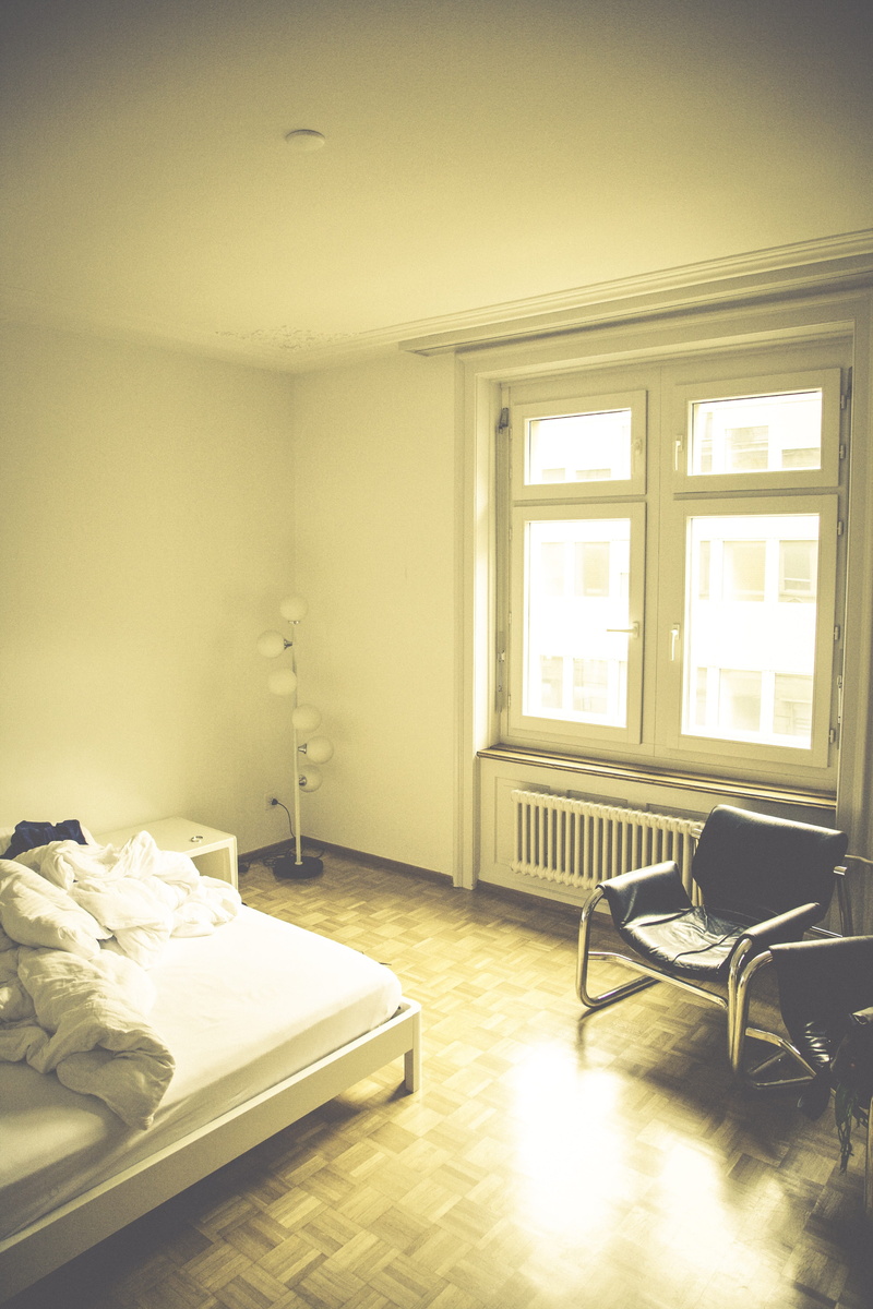 retro, style, furniture, chair, home interior, flooring, absence, building, domestic room, empty, built structure, old building, bed, vintage, no people