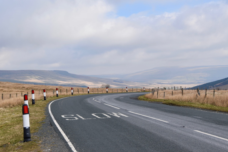 transportation, symbol, outdoors, direction, sky, no people, day, cloud - sky, england, yorkshire, rural, marking, mountain range, mountain, the way forward