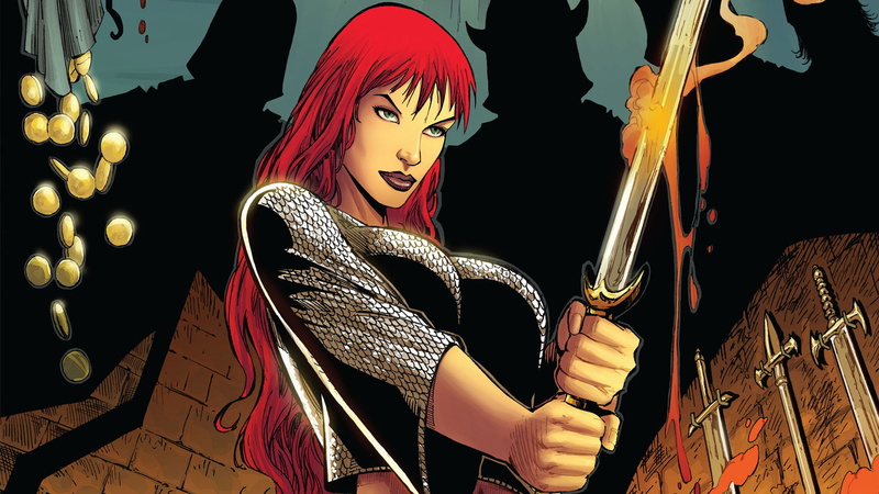 1080P, red, cartoon/comic, hd, sonja, redhead