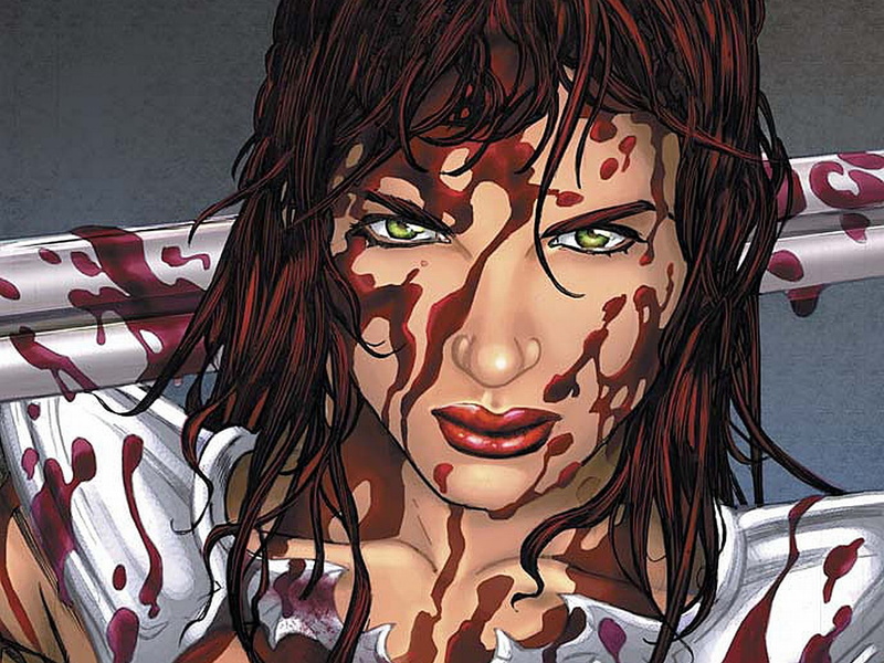 sonja, hd, comics, red, 720P