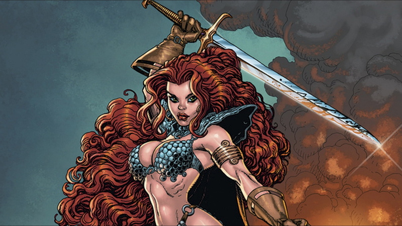 hd, haired, red, 1080P, comics, woman, character, sonja