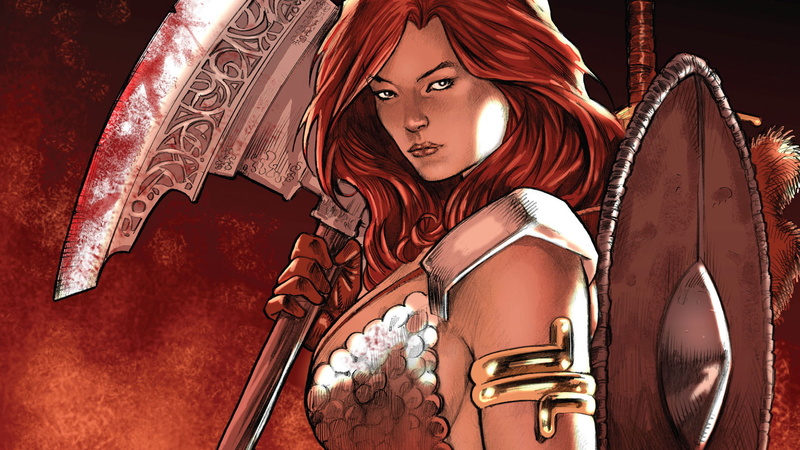 Comics, 1080P, Red Sonja