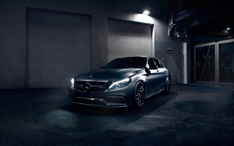 W205, Light, Evening, AMG, Mercedes, C63, 1080P
