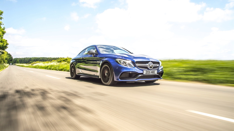 Blue, C63, Speed, Coupe, Mercedes, 4K, AMG, Benz, c