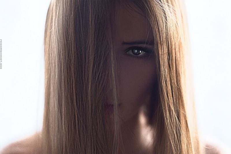Fedor Shmidt, model, looking at viewer, face, brunette, 720P, women, portrait
