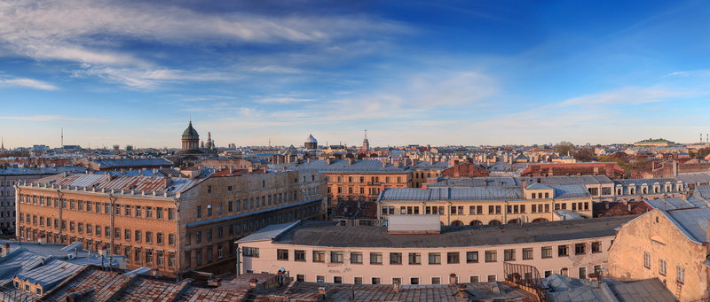 8K, tourism, religion, travel destinations, crowd, panorama, building exterior, landscape, cloud - sky, spb, nature, travel, place of worship, residential district