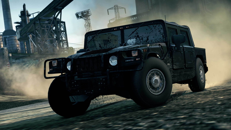 sky, architecture, need for speed most wanted 2, dirt, land vehicle, hammer, no people, wheel, motor vehicle, travel, built structure, car, machinery, race