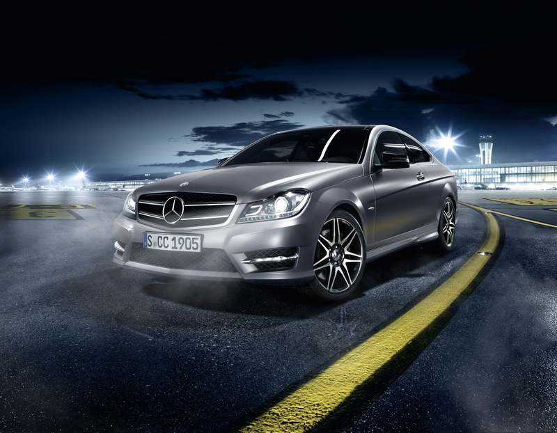benz, blurred motion, tire, motor vehicle, car, road, long exposure, transportation, night, street, city, Mercedes, silver, sedan, outdoors, AMG, coupe