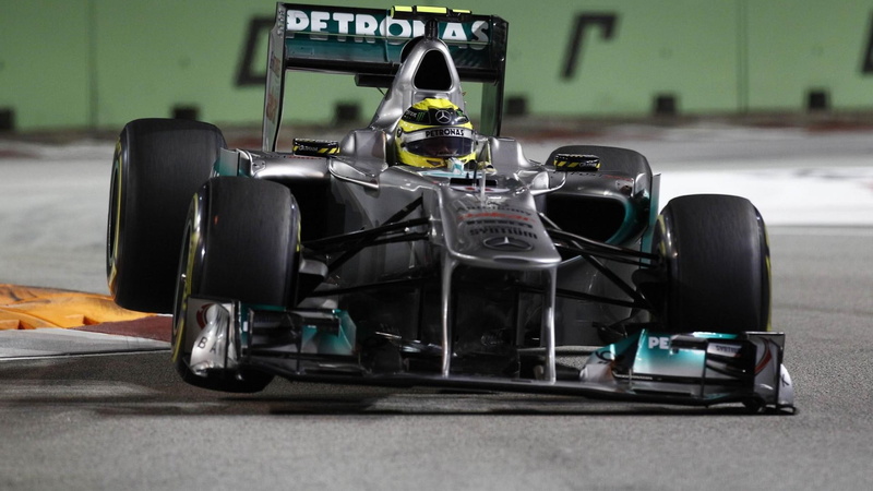 formula one racing, mode of transportation, motor vehicle, transportation, wheel, competition, 1080P, day, motor racing track, industry, mercedes amg petronas nico rosberg formula 1