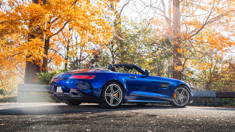 2018, Mercedes-AMG GT C Roadster, 4K, 4K