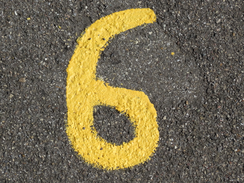 sign, communication, color, symbol, road, high angle view, marking, number, numbering, yellow, circle, transportation, street, road marking, 5K, outdoors