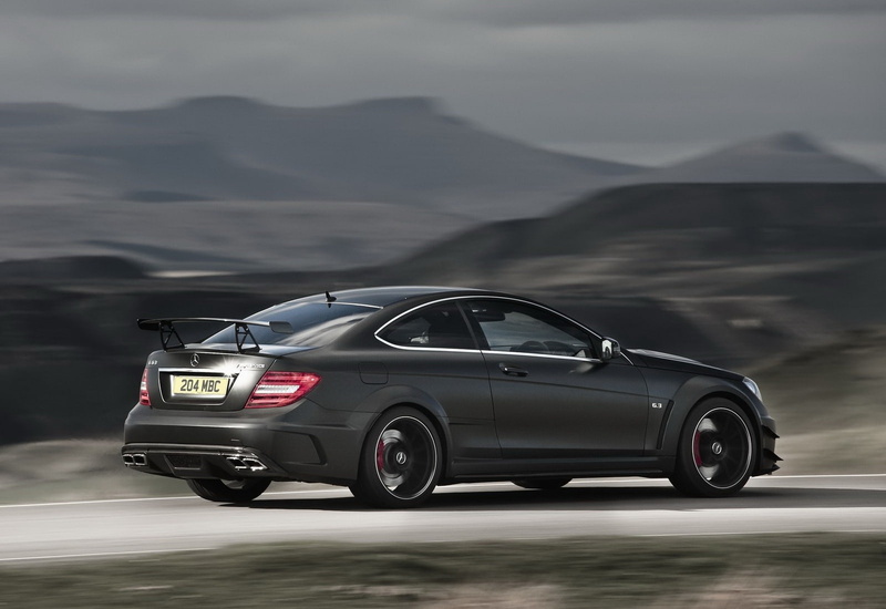 nature, mountain range, 720P, land vehicle, coupe, series, day, speed, motion, transportation, road, travel, c63, focus on foreground, amg, mercedes-benz