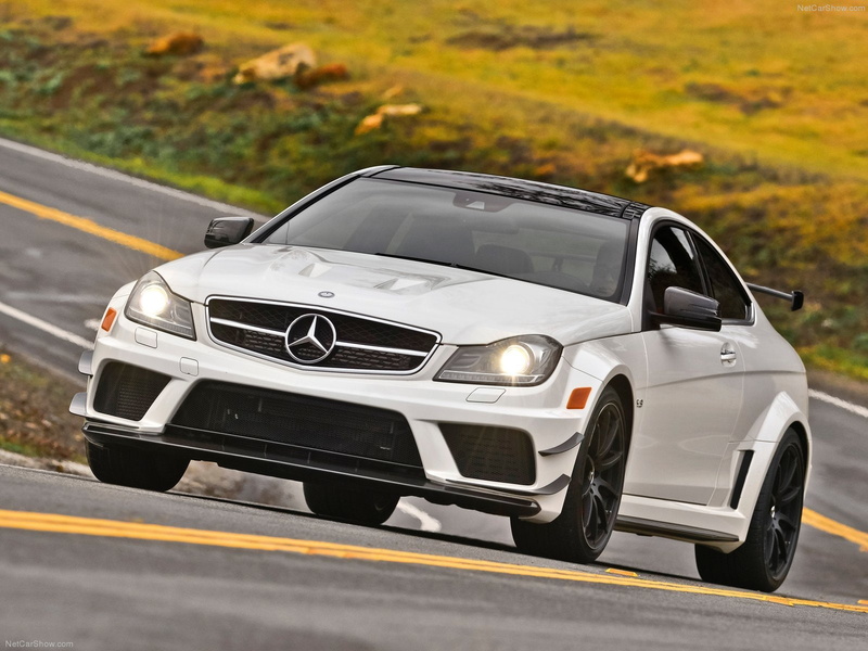 day, travel, nature, yellow, silver colored, road, speed, 720P, black, cars, 2012, outdoors, city, motion, mode of transportation, c63, headlight, land vehicle