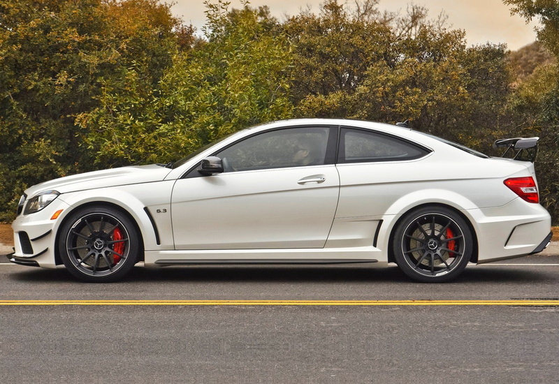 black, no people, nature, amg, road, plant, motor vehicle, day, car, coupe, c63, city, parking, transportation, road marking, luxury, land vehicle, 720P