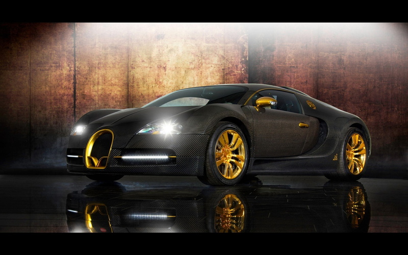 carbon, gold, mansory, bugatti, fiber, cars, supercars, veyron, 1080P