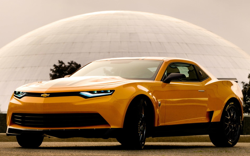 outdoors, Chevrolet Camaro, city, built structure, mode of transportation, building exterior, Camaro, vintage car, travel, architecture, coupe, yellow taxi