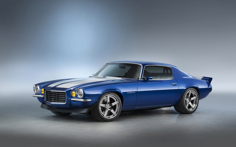 Chevrolet Camaro RS, vehicle, 2K, car, blue cars