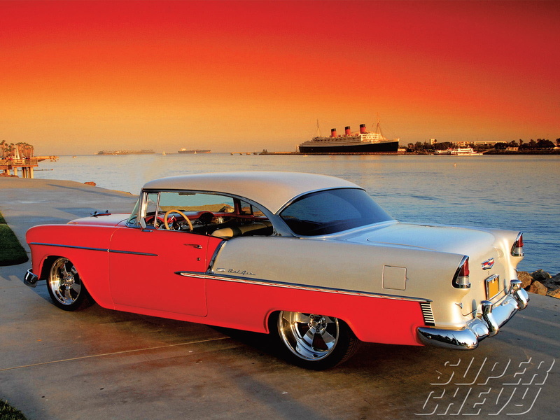 1955 Chevy Bel Air, 720P, Chevrolet