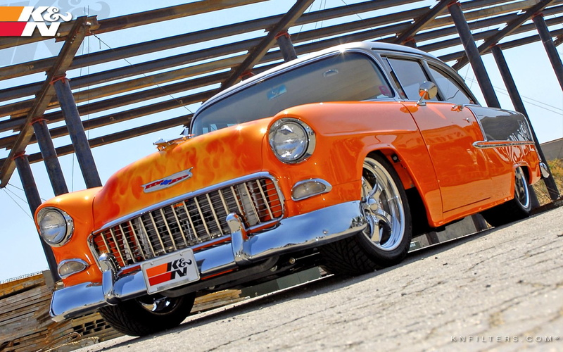 muscle car, chevy, 55 chevy, 1080P, cars, hot rod, chevrolet, race car, classic