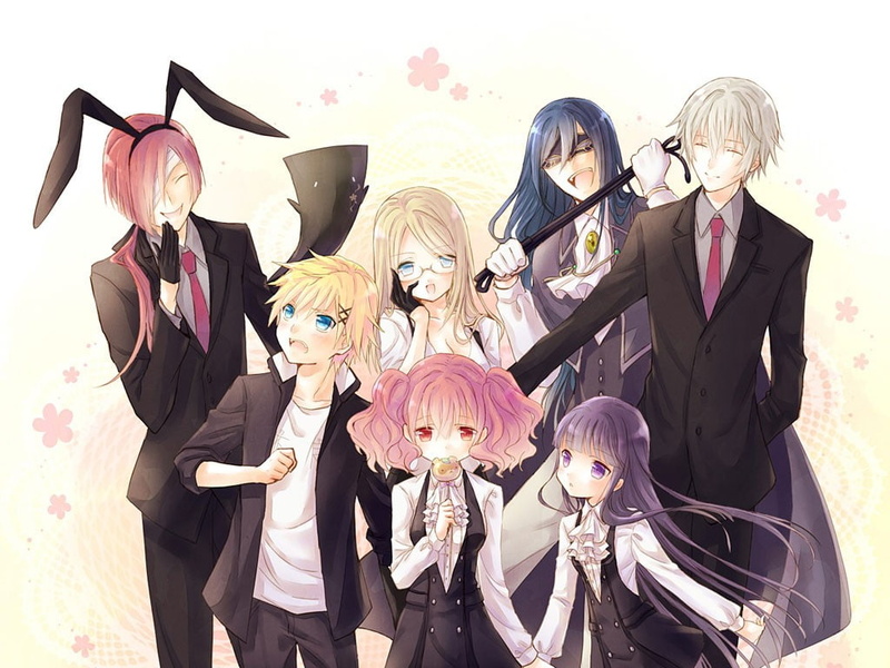 480P, Natsume Zange, Miketsukami Sōshi, Inu x Boku SS, Yukinokōji Nobara, Shirakiin Ririchiyo, Roromiya Karuta