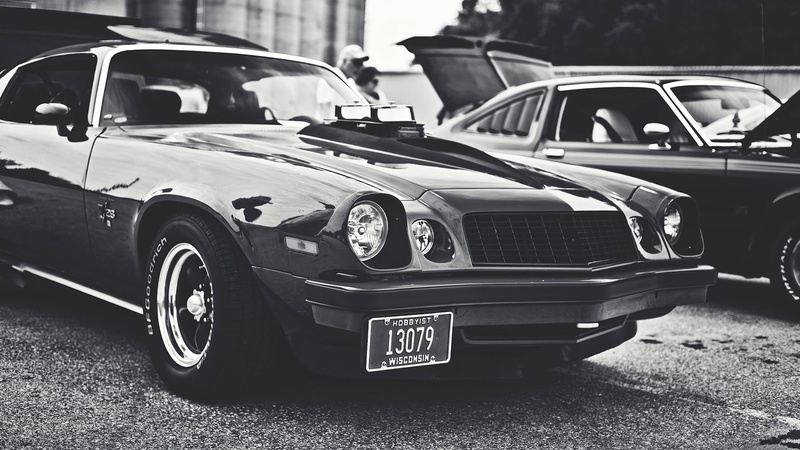1080P, car, monochrome, Chevrolet Camaro Z28