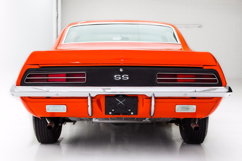 camaro, convertible, orange, chevrolet, cars, 1969, 1080P, rs-ss, 396
