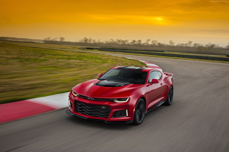 Chevrolet Camaro ZL1, coupe, 2K, red