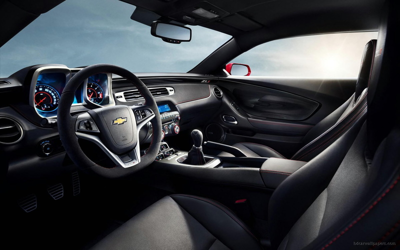 car, 2012, interior, steering, wheel, cars, camaro, center, black, zl, 1080P, console, chevrolet