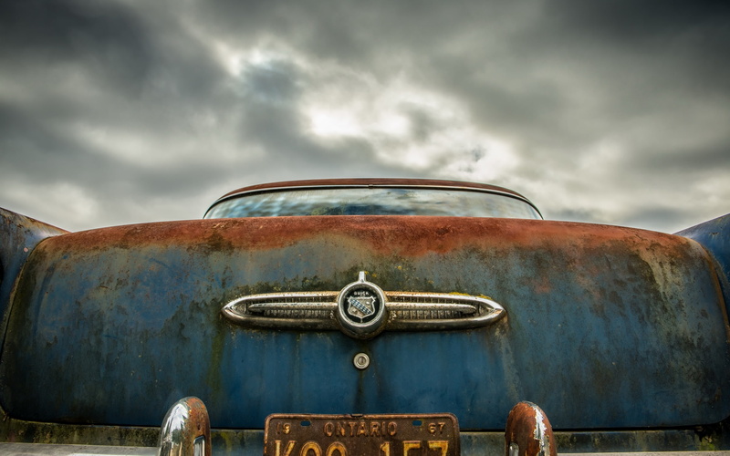 weathered, damaged, bad condition, run-down, vehicle, ruined, rust, old, mode of transportation, deterioration, decline, sky, junkyard, cloud - sky, 2K