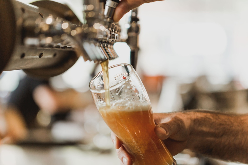 one person, 4K, bartender, drink, cafe, bar counter, refreshment, food and drink, Beer, happy hour, pint, indoors, bar - drink establishment, photo, adult