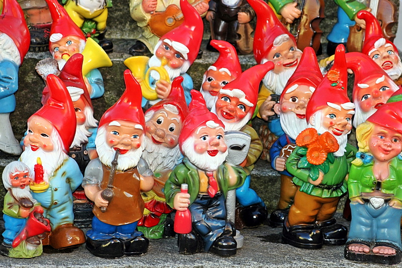 festival, male likeness, 4K, large group of objects, market, no people, garden decoration, retail display, still life, decorative, figurine, retail, variation