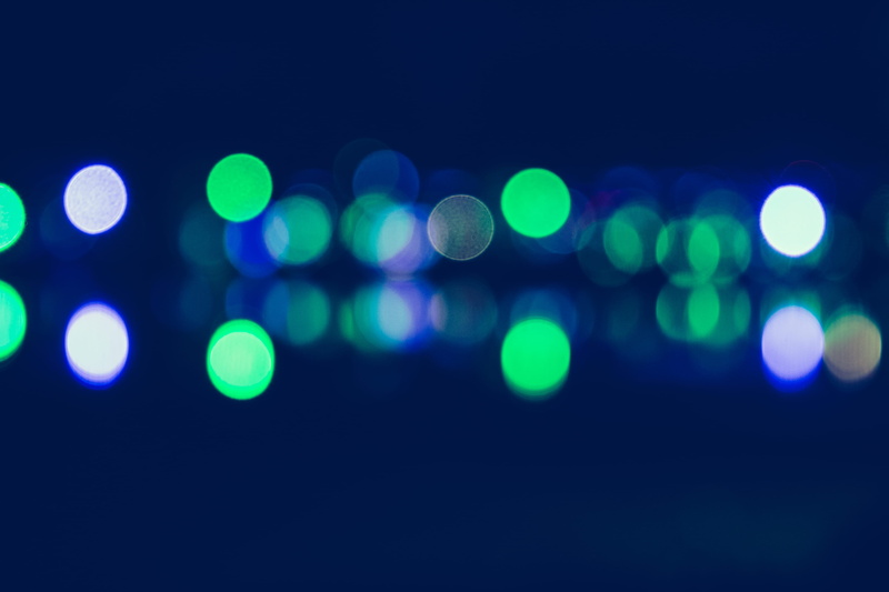 shape, night, bokeh, spotted, circle, projection, light effect, blue, at night, shiny, celebration, colors, no people, photographic Effects, light, abstract