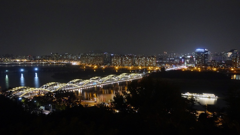 river, night view, city, night, travel destinations, nature, water, modern, skyscraper, outdoors, bridge, cityscape, hangang bridge, residential district