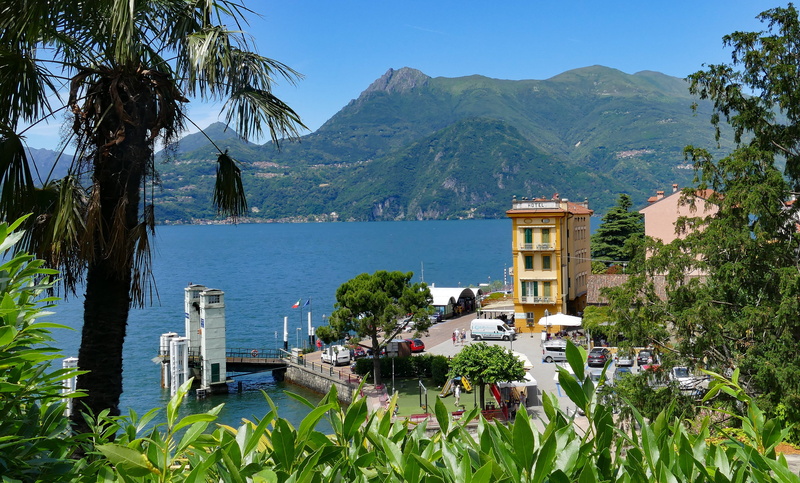 land, outdoors, tree, no people, beauty in nature, port, car ferry, tourism, italy, mountain range, city view, mountains, 4K, tropical climate, built structure