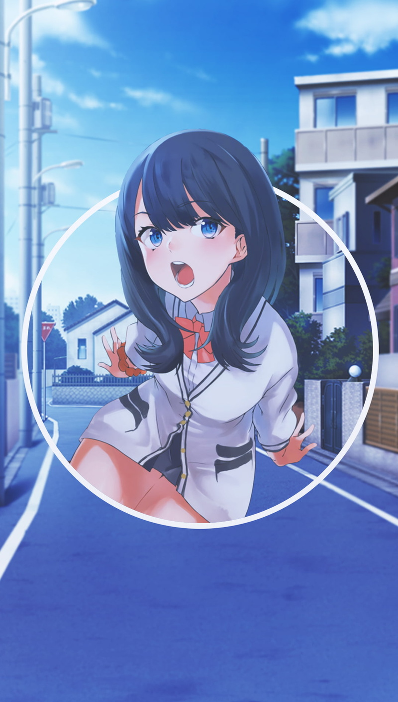 women, open mouth, girls, sport, childhood, leisure activity, blue eyes, front view, 720P, picture-in-picture, urban, adult, anime, built structure, one person