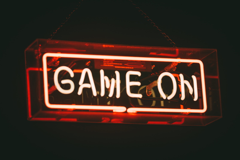 message, illuminated, studio shot, retro styled, led, game, nightlife, glowing, text, commercial sign, no people, western script, night, communication