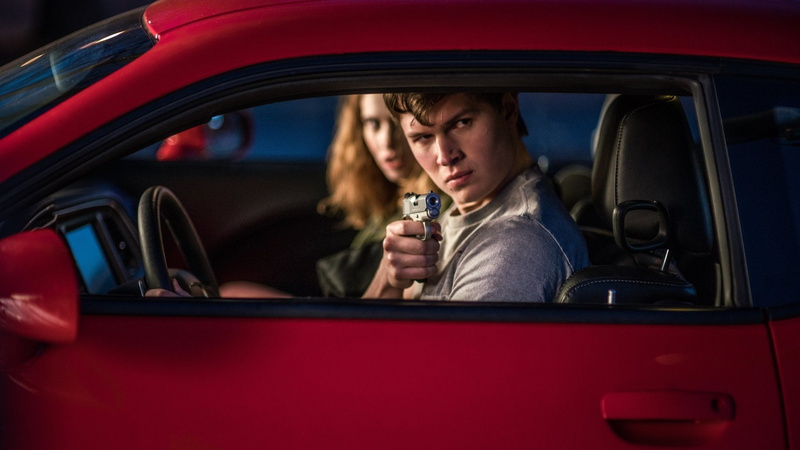 Movie, Baby Driver, Lily James, 1080P, Ansel Elgort