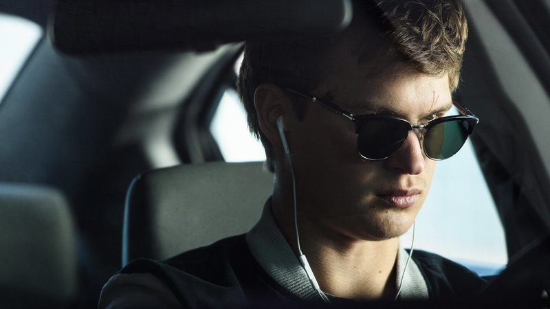 one person, Baby (Baby Driver), adult, car interior, glasses, transportation, portrait, 1080P, fashion, Ansel Elgort, headshot, young men, Sunglasses