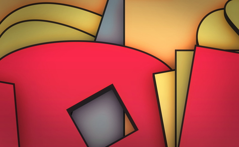 Square, Orange, Design, yellow, 2K, illuminated, no people, pink color, shape, multi colored, Lines, blank, Digital, Artistic, electric lamp, Abstract