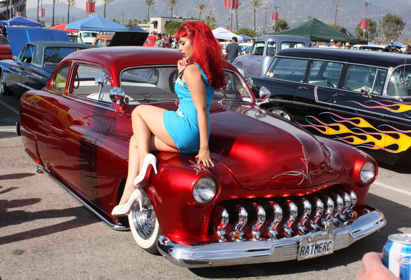 2K, low, sedan, custom, mercury, 1950, pinup