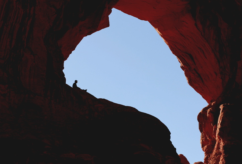 scenics - nature, utah, red, tranquil scene, remote, outdoors, daytime, adventure, day, southwest USA, Time, red Rocks, canyon, physical geography, no people