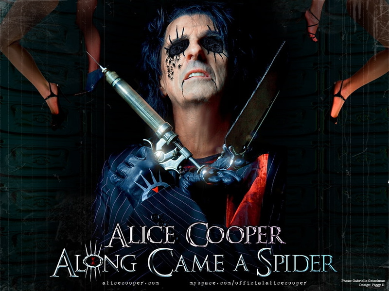metal, music, alice, hd, Alice Cooper, 480P, spider, art, cooper, show, make up, along, rock, came, leader, entertainment