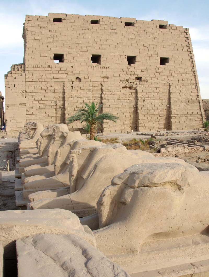 old ruin, building exterior, 2K, travel, old, pharaoh, ancient, antique, pylon, the past, karnak, building, day, monument, ancient civilization, outdoors