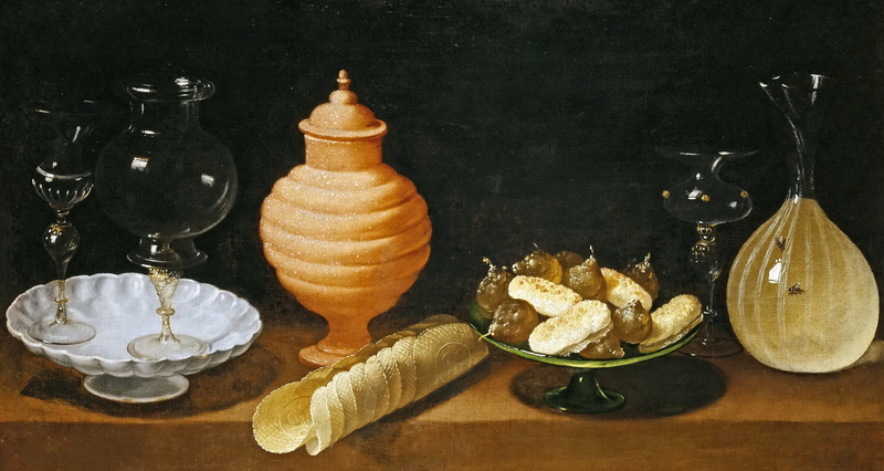 Juan van der Amen and Leon, Still life with Cakes and Glassware, 1080P, picture