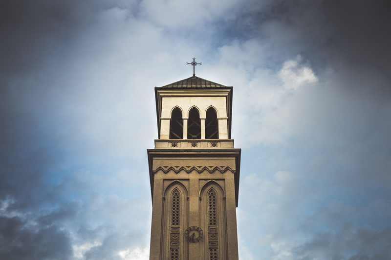 building, bell tower, history, church, dome, the past, place of worship, valparaiso, architectural column, nature, clock tower, building exterior, clock