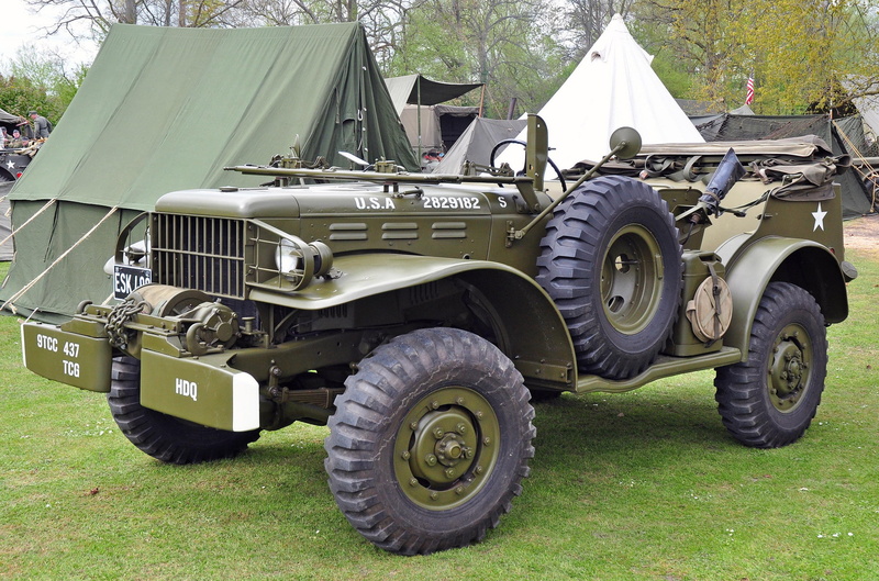 Second, war, Command Car, patency, times, vehicle, green, Dodge WC, car, 1080P, army, high, world