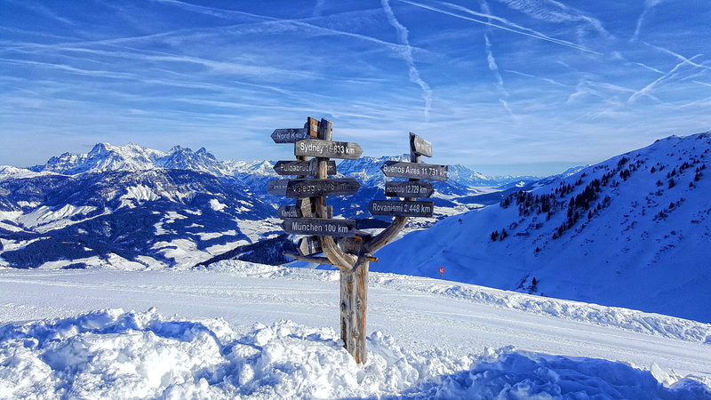 cold temperature, wood panel, nature, day, environment, sky, tranquil scene, mountain, sankt johann in tirol, wintry, non-urban scene, 5K, mountain range