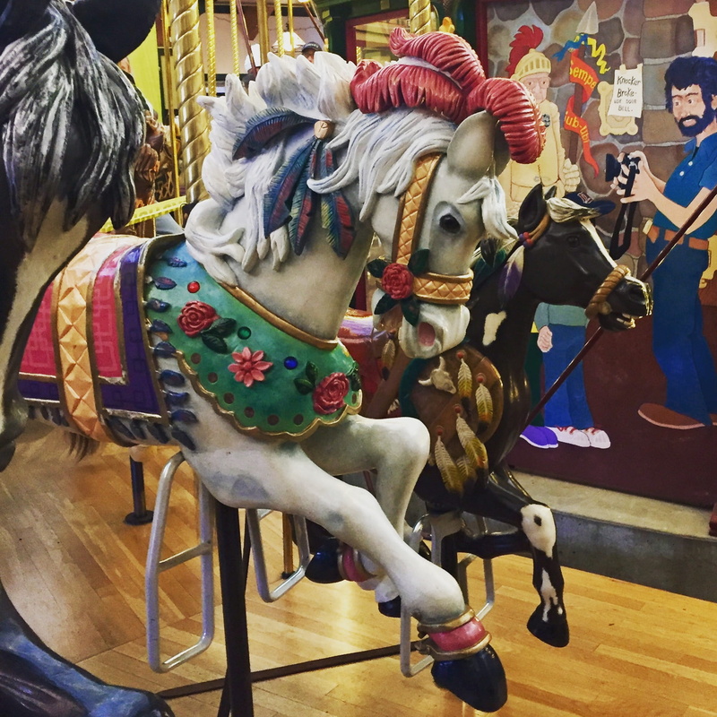 no people, carousel, outdoors, domestic animals, horse, representation, arts culture and entertainment, animal themes, carousel horses, animal wildlife