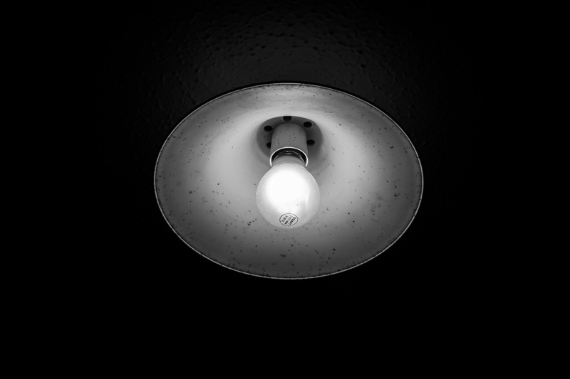 glowing, lamp, tea light, domestic room, electric lamp, night, electricity, lighting equipment, light - natural phenomenon, black and white, technology