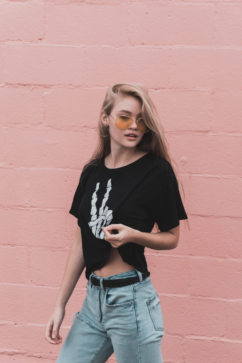 fresh, tulsa, girl, brick, three quarter length, real people, lifestyles, style, hairstyle, architecture, garment, united states, madewild, front view
